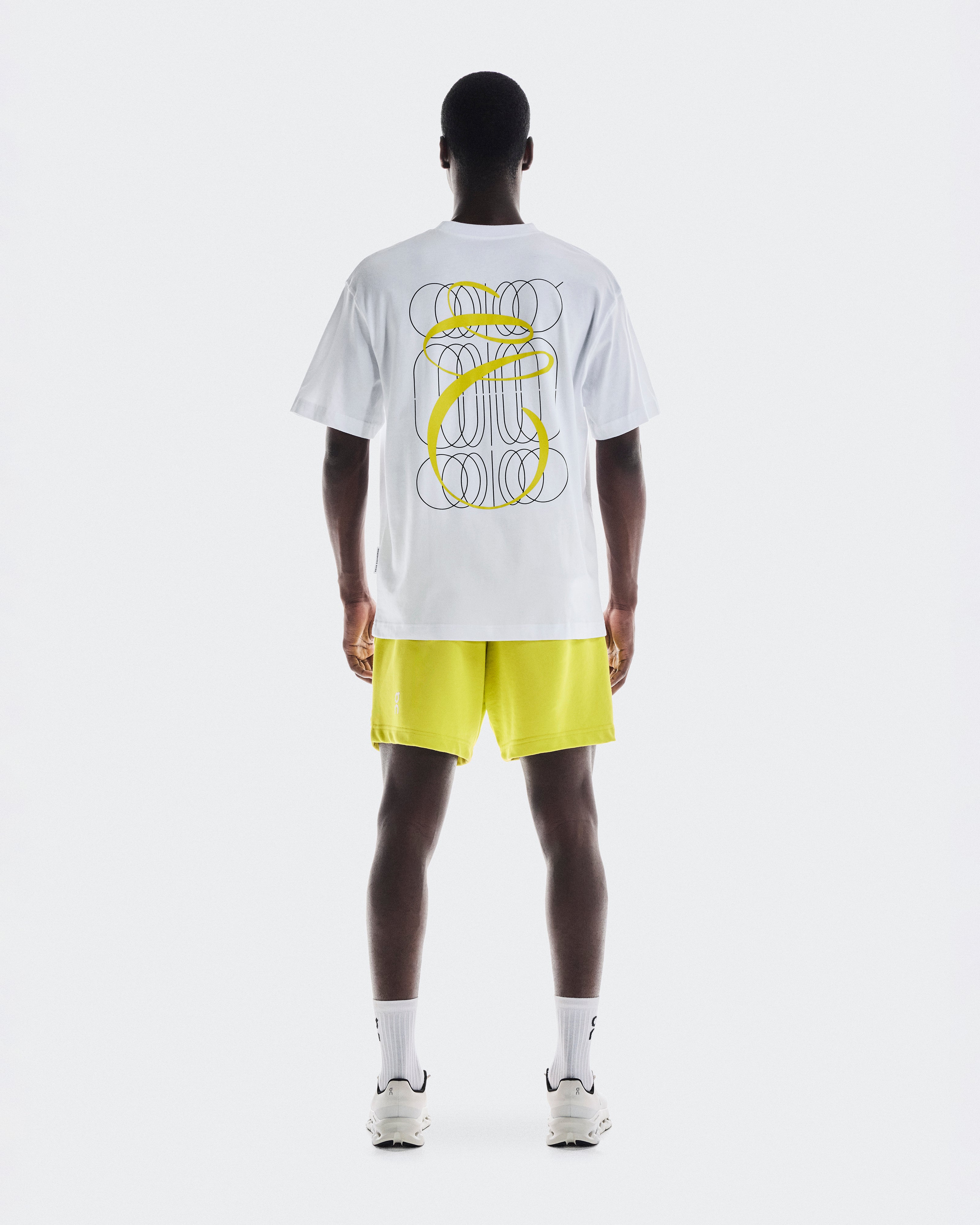on club-t graphic White | Lime