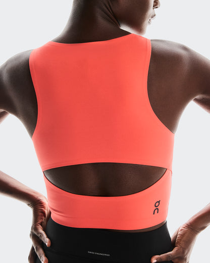 On Studio Open Back Crop Coral (Women'S)