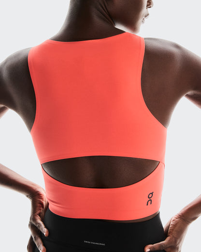 On Studio Open Back Crop Coral (Women'S)