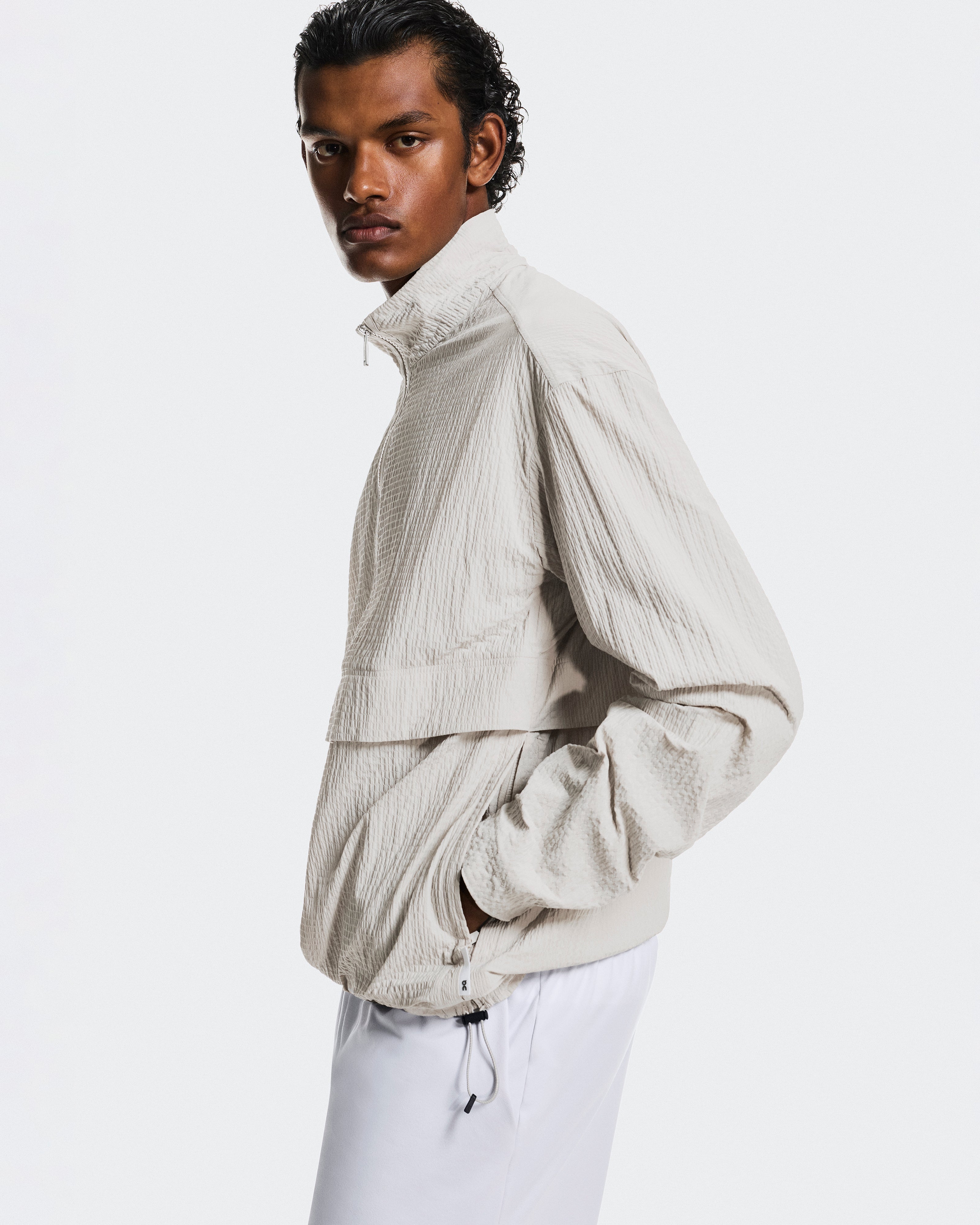 On Courtside 1/2 Zip Eaze Sand