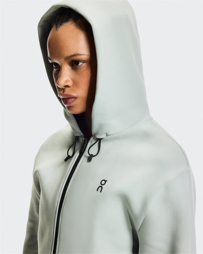 On Focus Tech Zip Hoodie Mineral (Women'S)