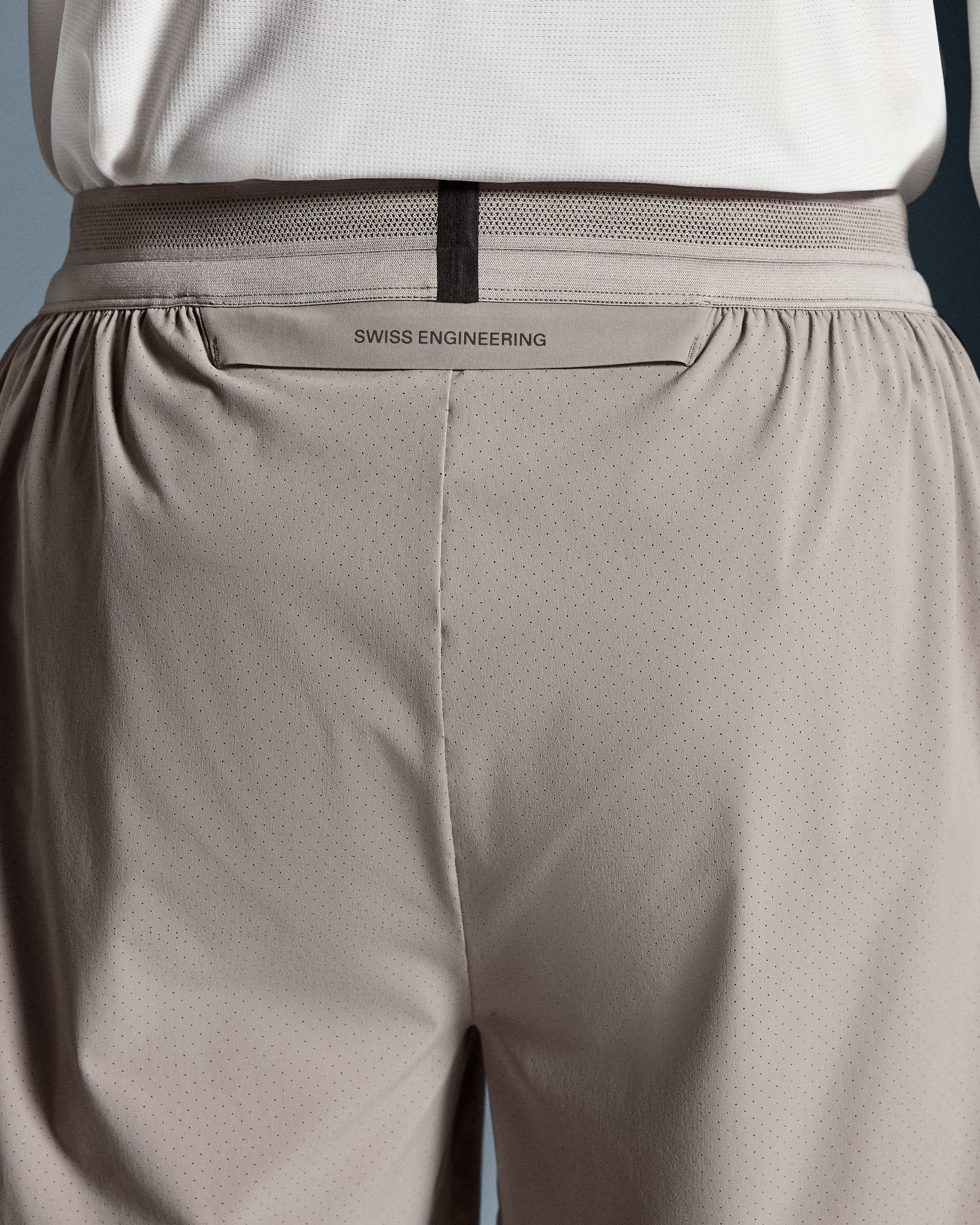 on 5" performance shorts Cinder
