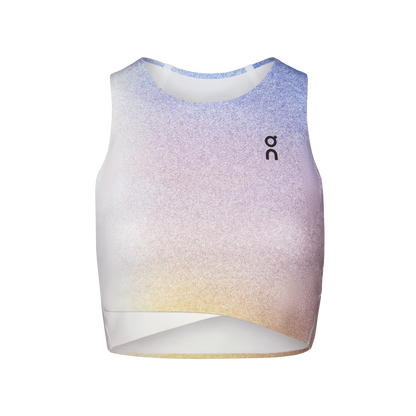 On Court Crop Top White | Indigo (Women's)