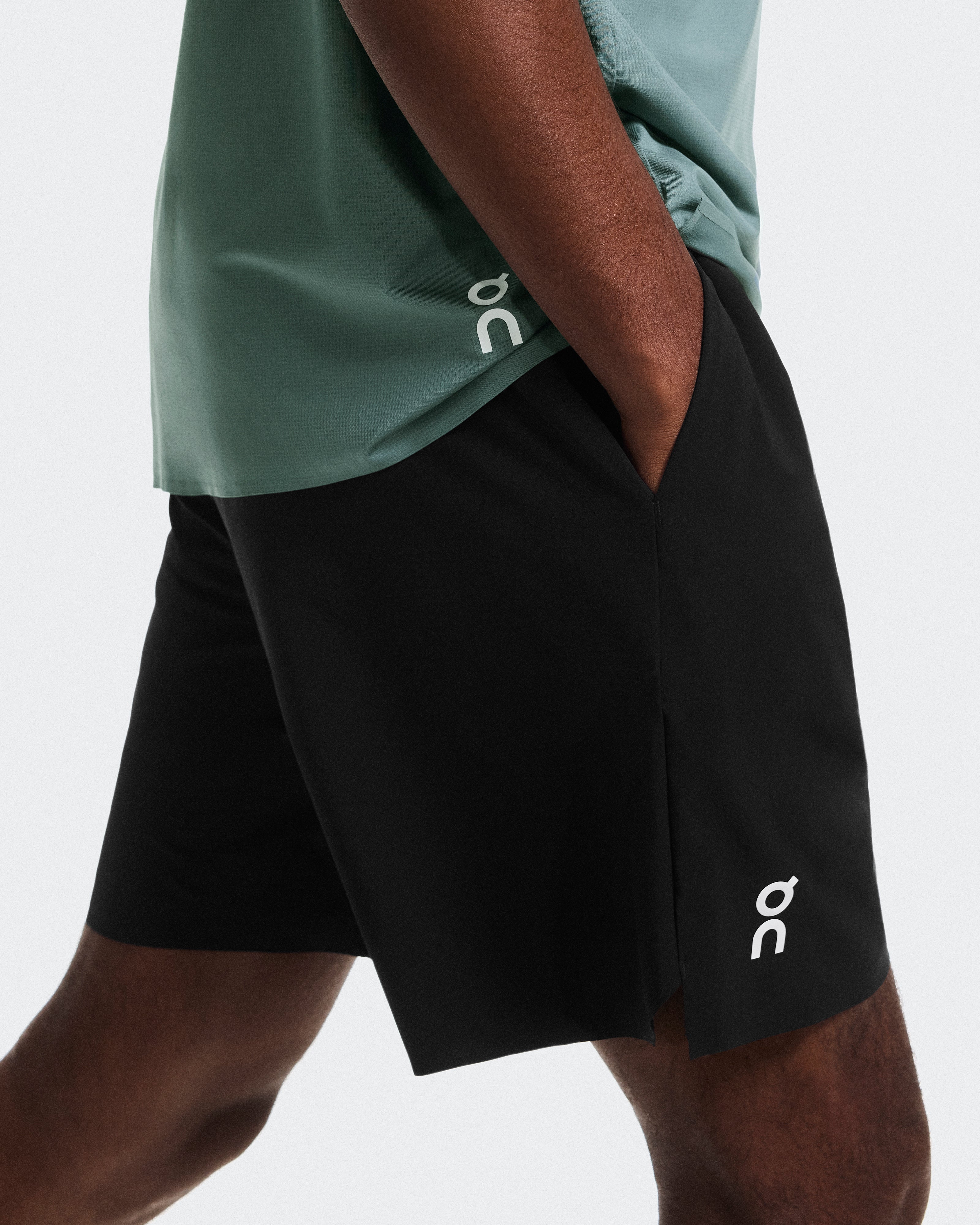 On 7" Court Shorts Black