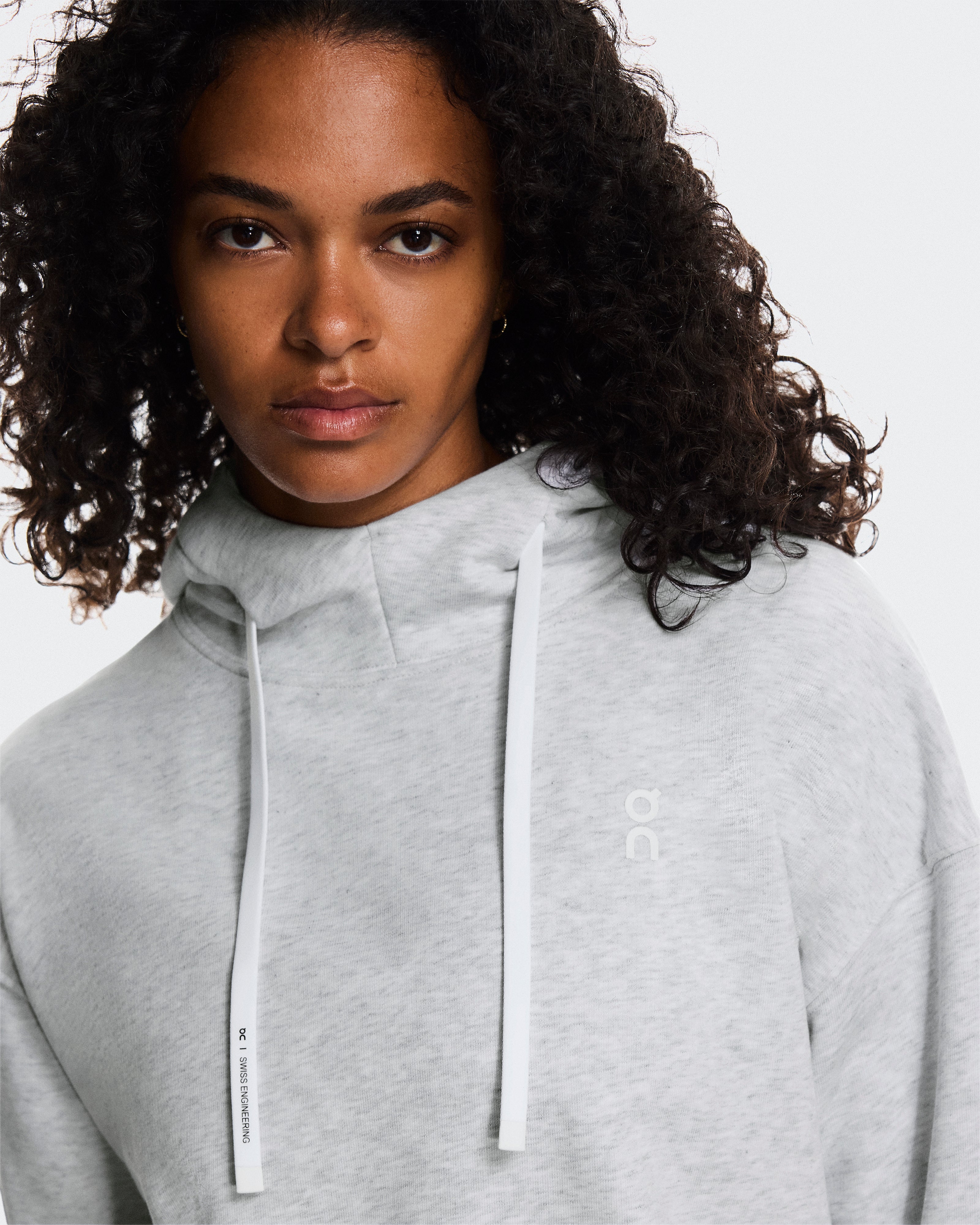 On Club Hoodie Smash Grey Heather (Women'S)