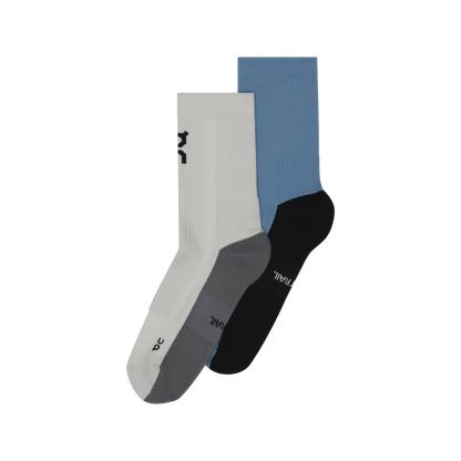 On Trail Sock High 2P Glacier | Dust