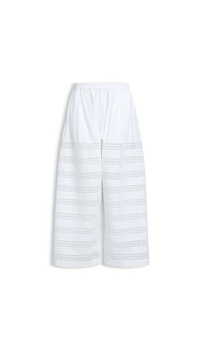 Alaïa Round Poplin Pants