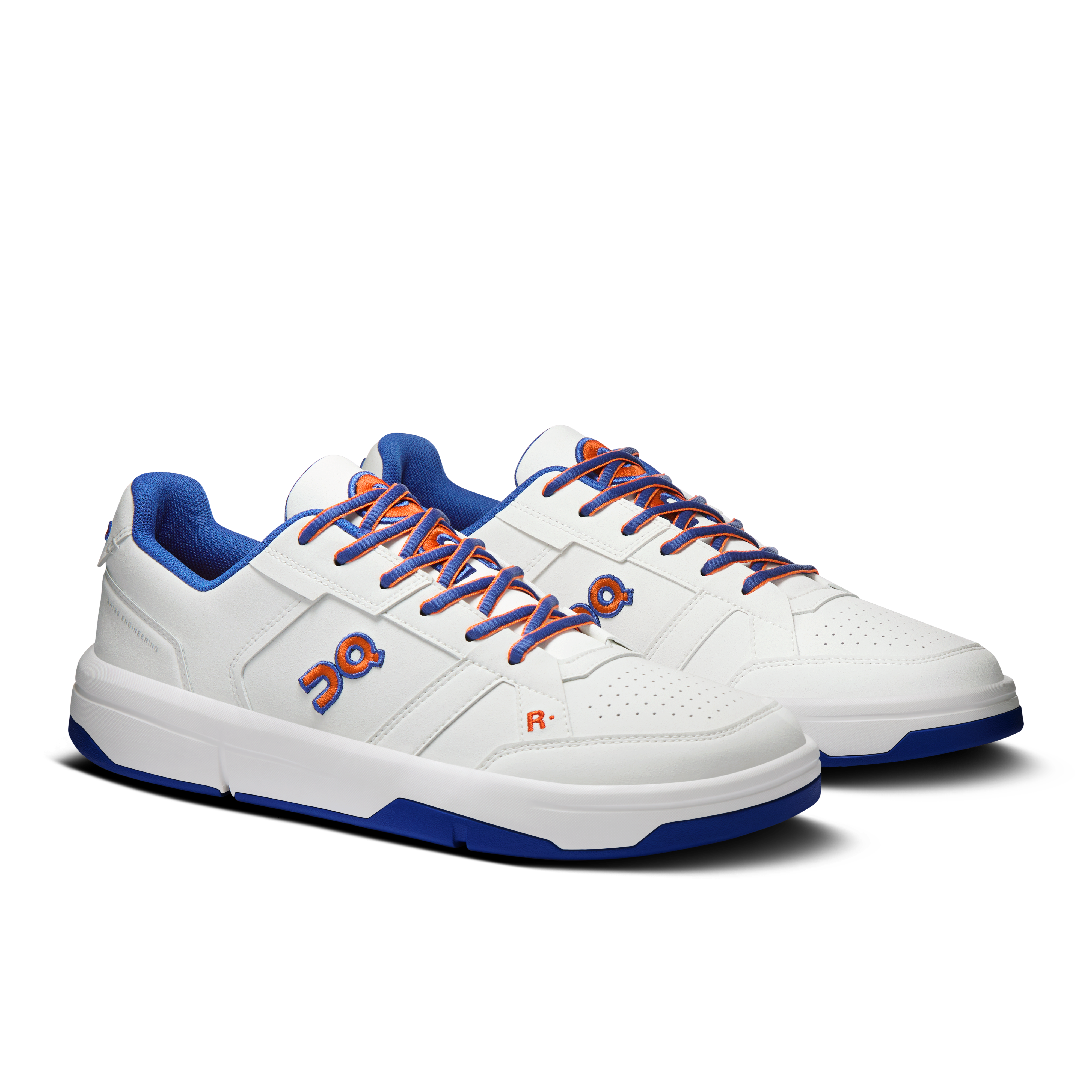 On The Roger Ch Varsity White Indigo
