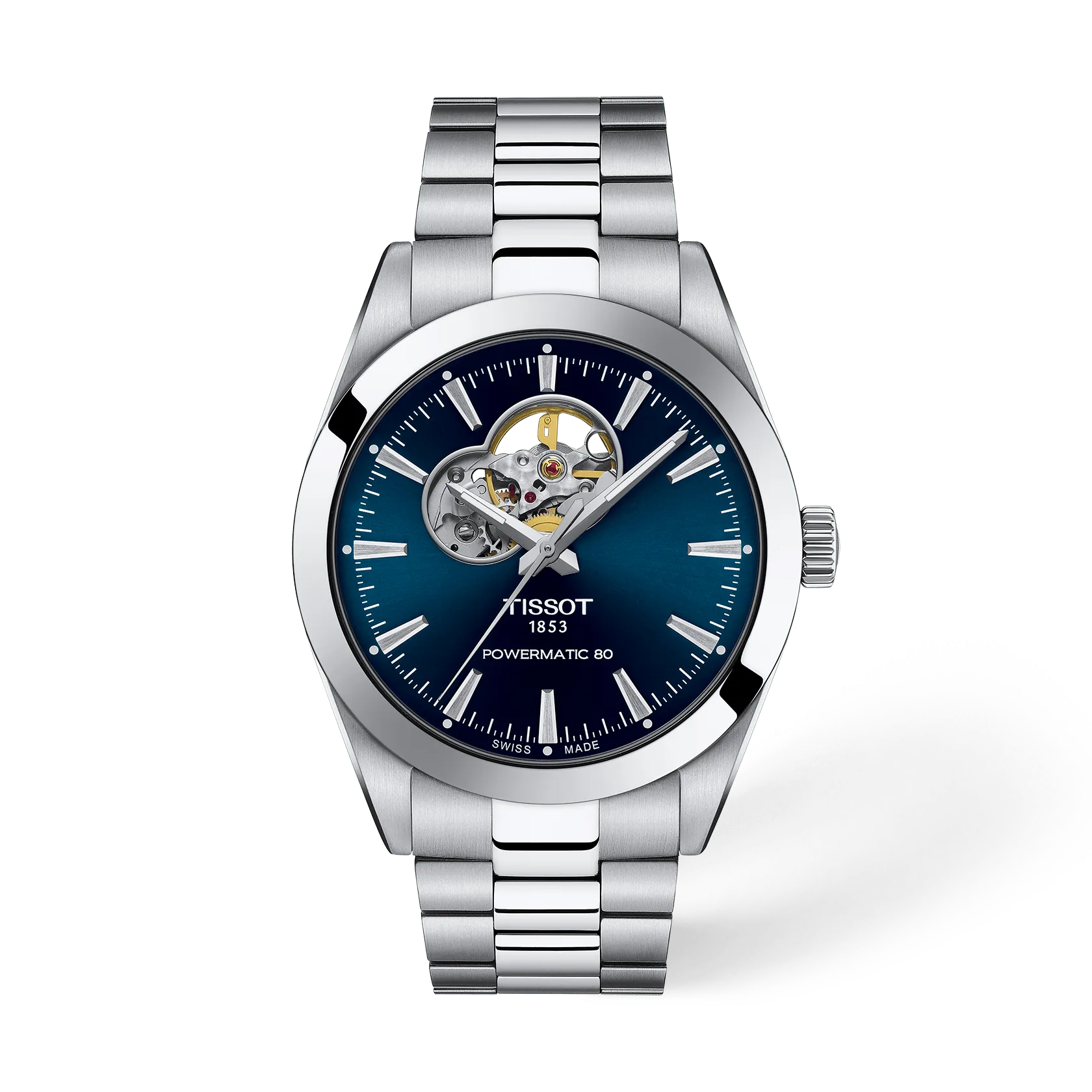 Tissot Gentleman Open Heart 40Mm T1274071104101