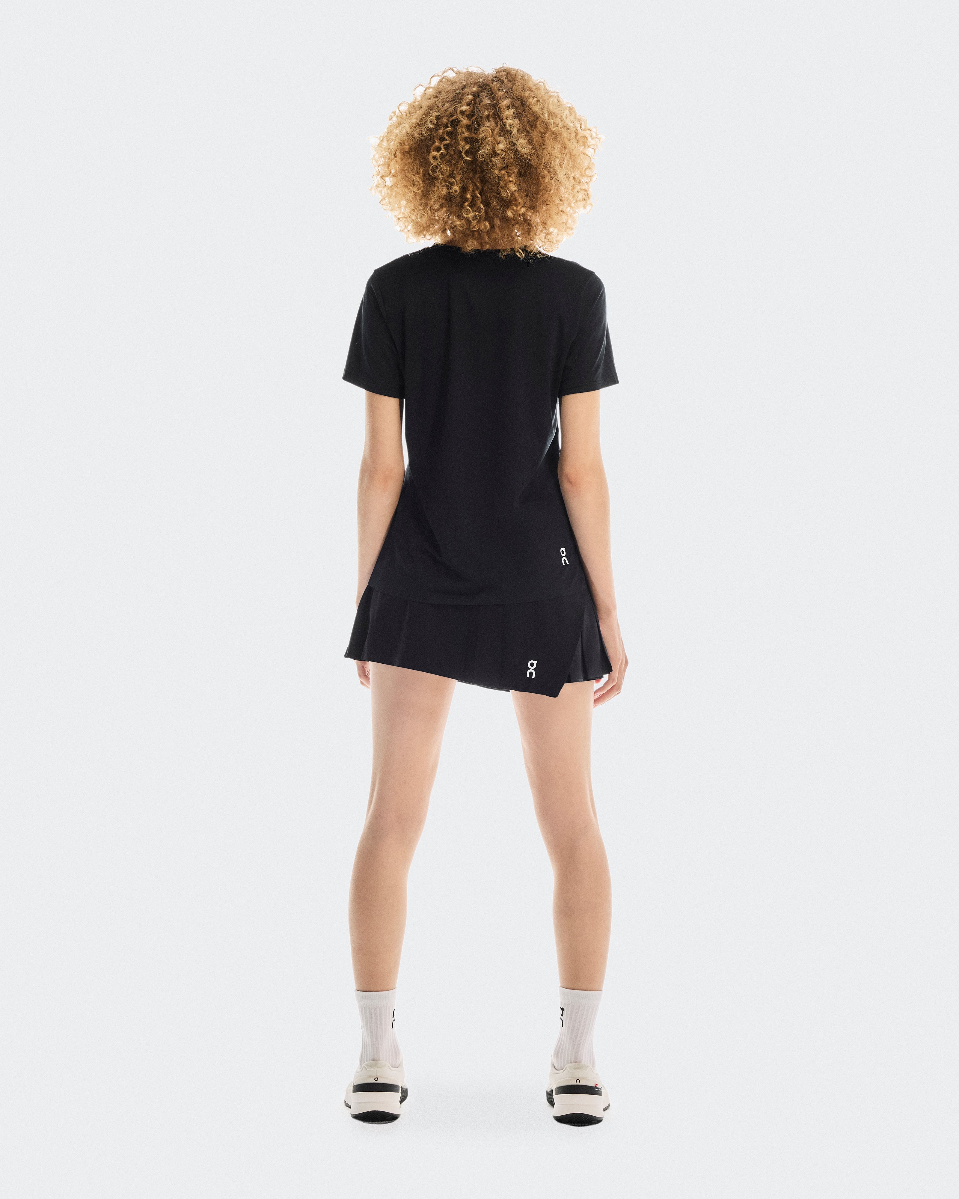 On Court Skirt Side Pleat Black (Women'S)