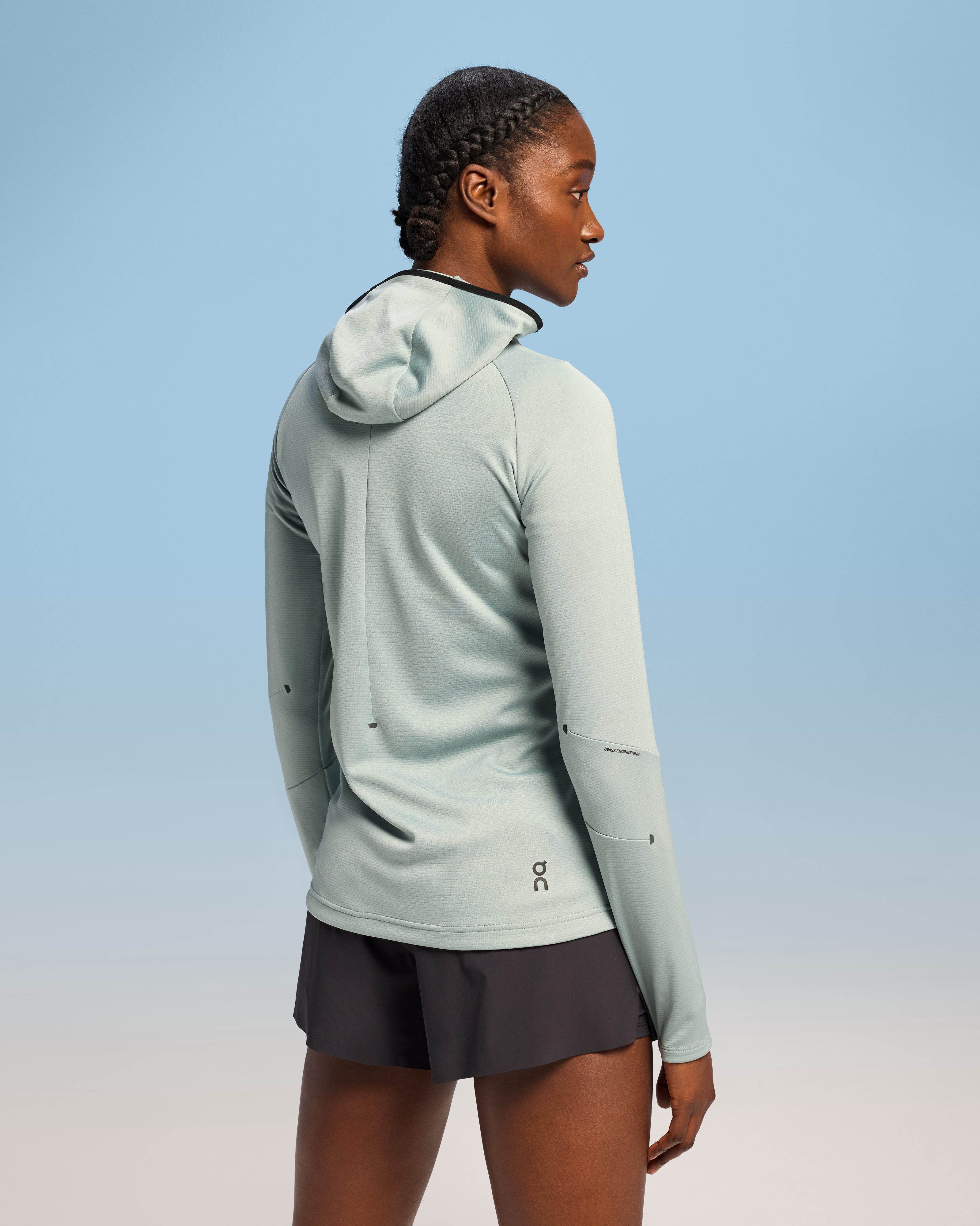 On Climate Zip Hoodie Cobble (Women'S)