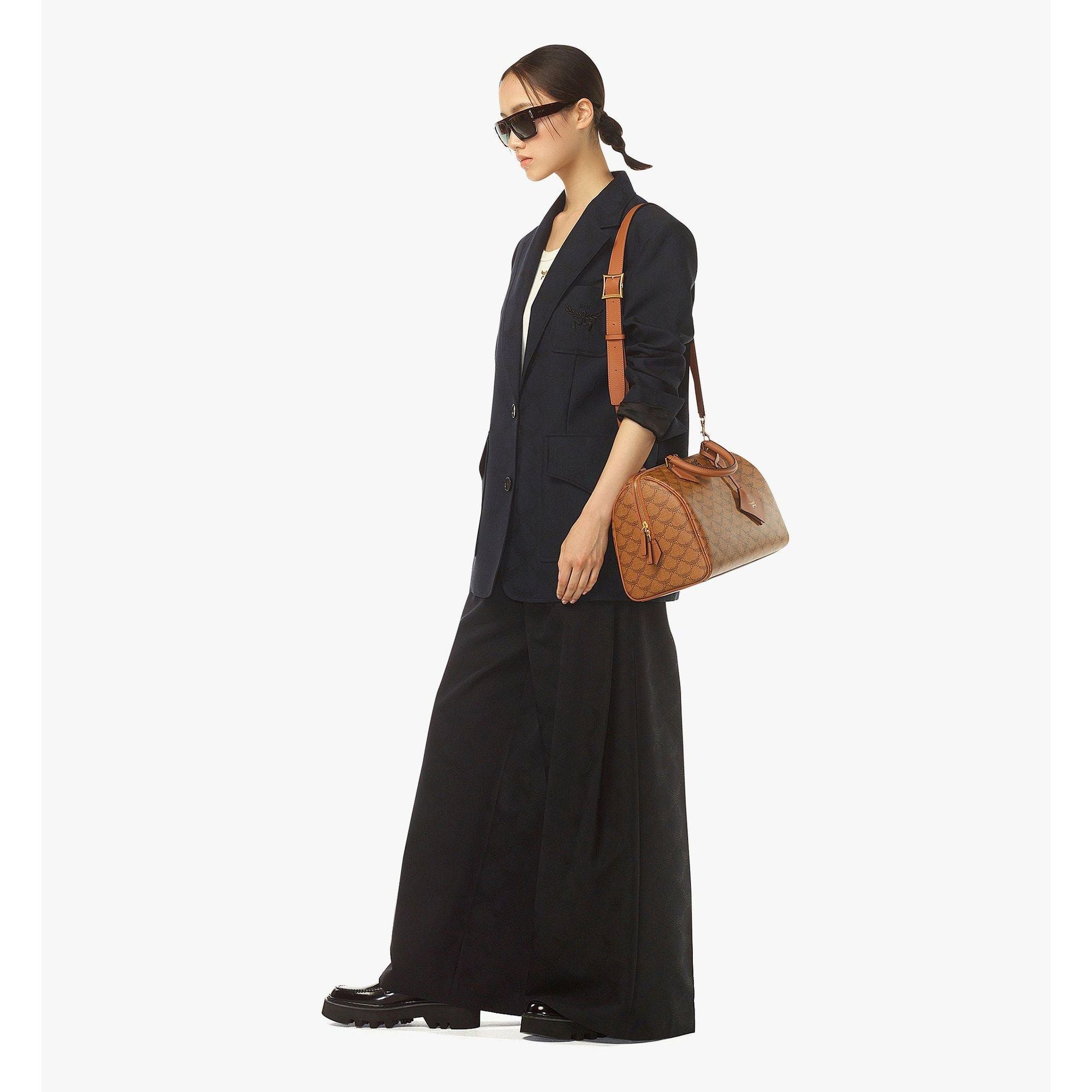 MCM Ella Boston Bag In Lauretos