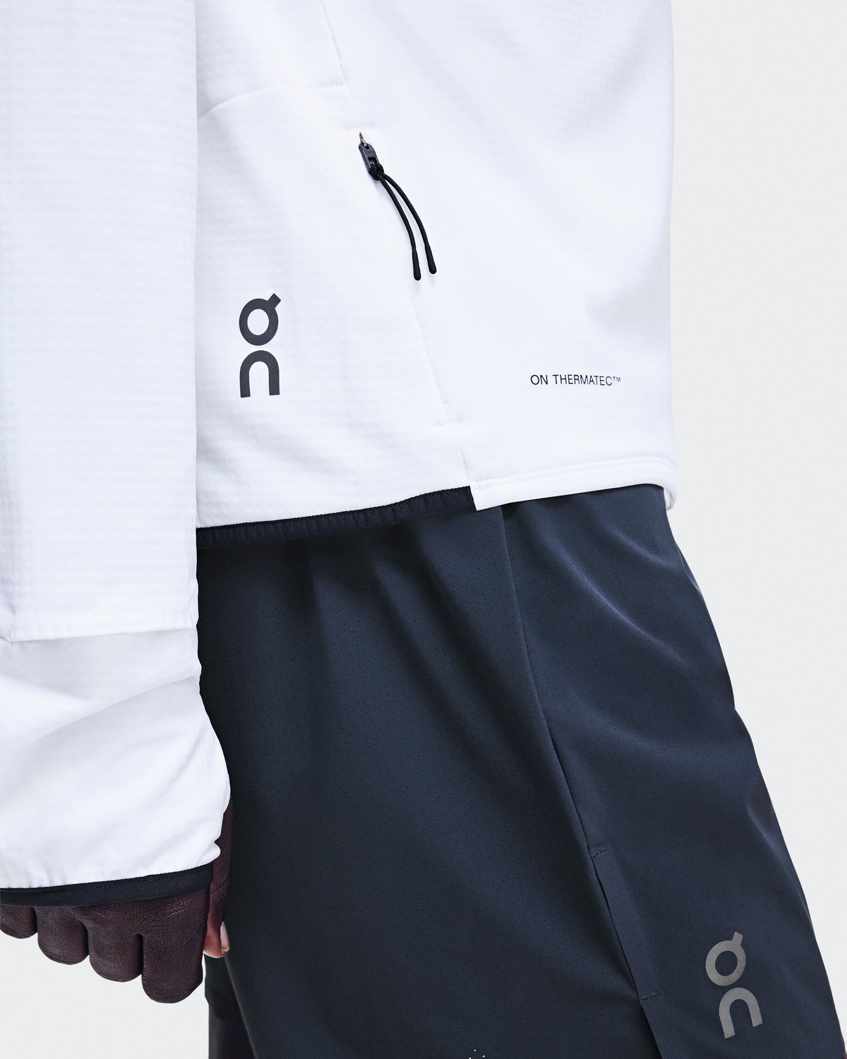 On Climate Zip Hoodie White