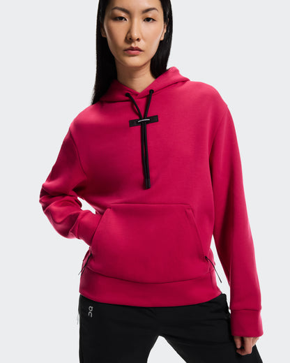 On Focus Tech Hoodie Grenadine (Women'S)
