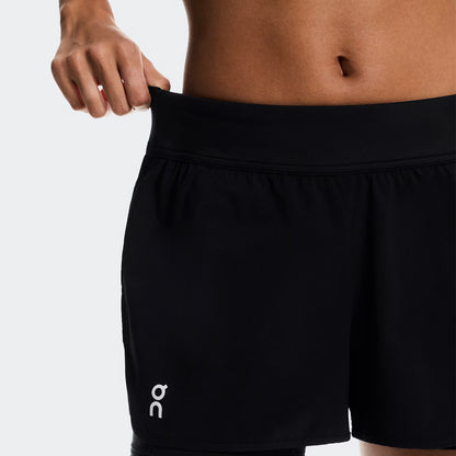 On 3" Court Shorts 2-In-1 Black (Women'S)