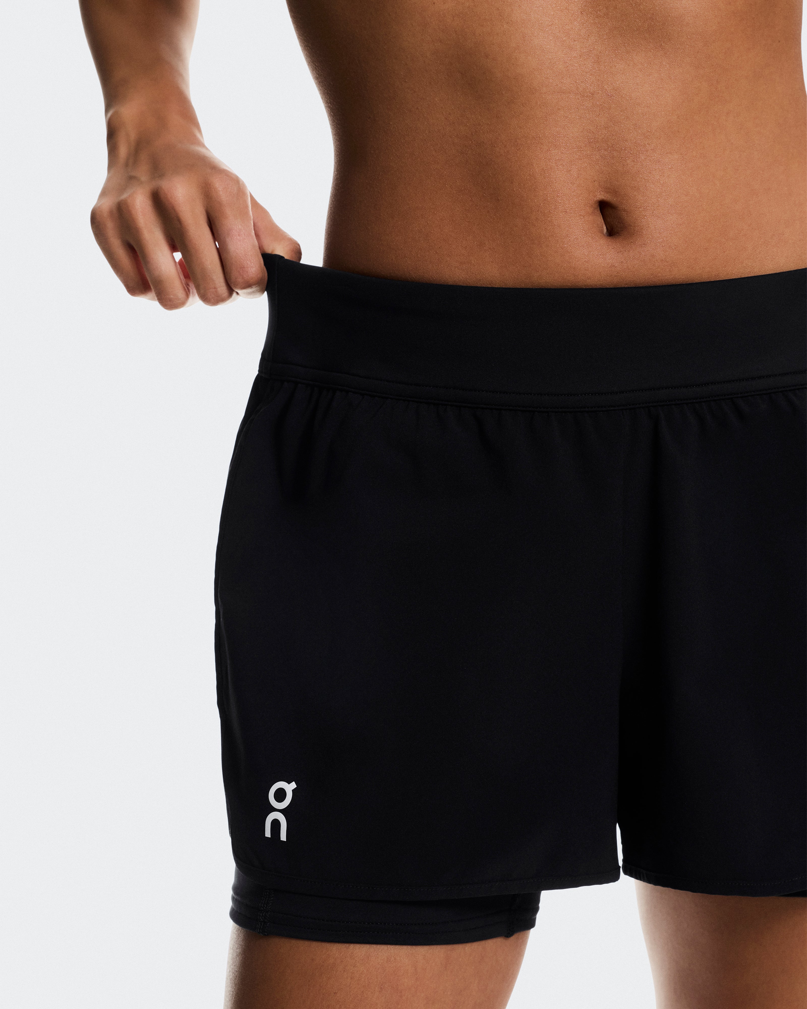 On 3" Court Shorts 2-In-1 Black (Women'S)