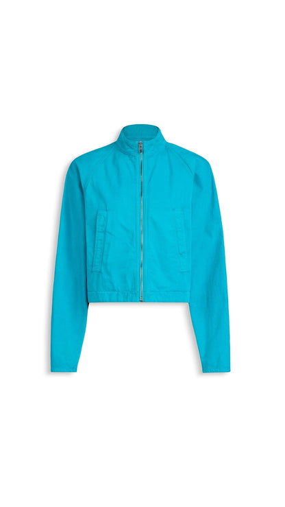 Alaïa Round Denim Jacket