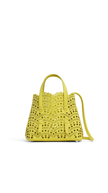 Alaïa Mina 20 Bag In Perforated Vienne Nubuck