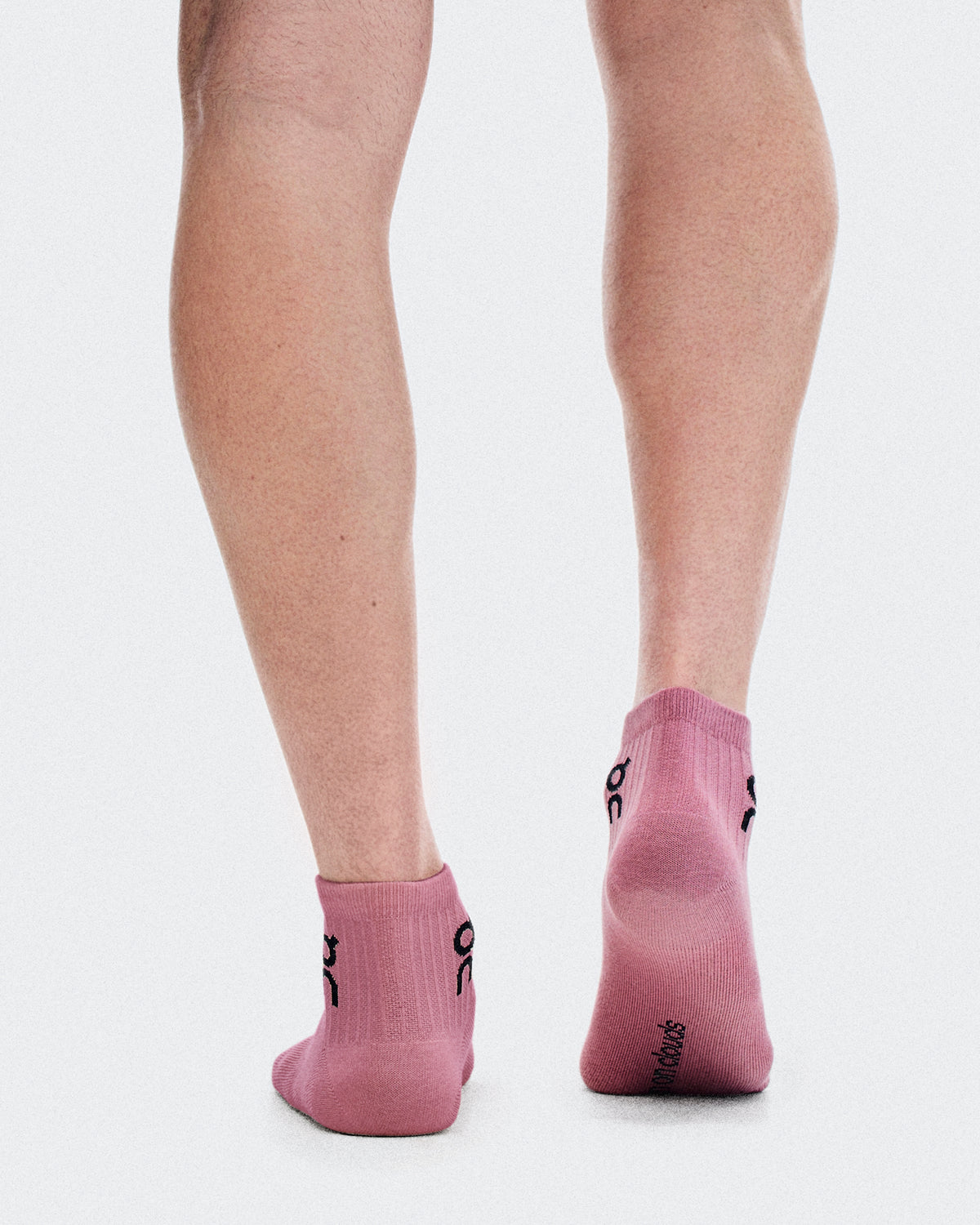 On Logo Sock Mid 3P Sherbet | Rhodonite