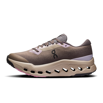 on running cloudsurfer trail 2 waterproof cinder desert (women's)
