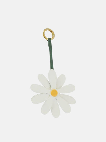 Songmont Leather Daisy Charm White