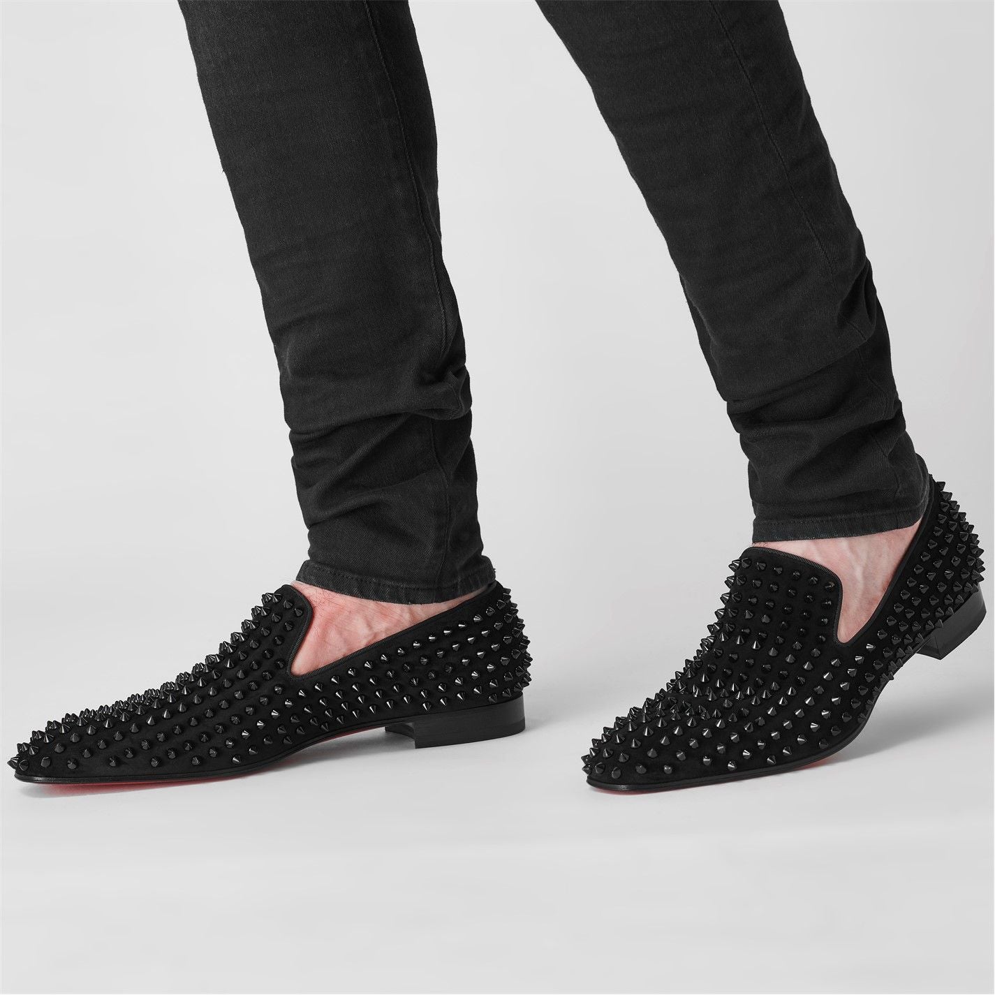  Dandelion Spikes Loafers Black