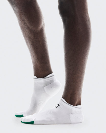 On Elite Run Sock Low White | Ivory