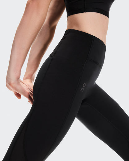 On Train Volt Tights 7/8 Black (Women'S)