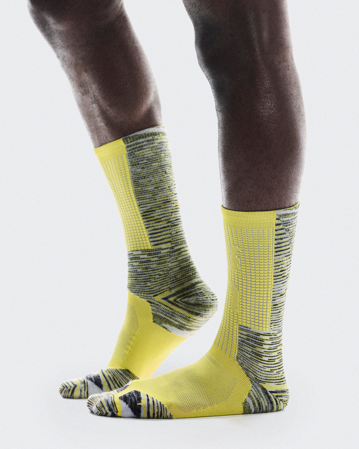 On Explorer Merino Sock Lime | Glacier (Women'S)