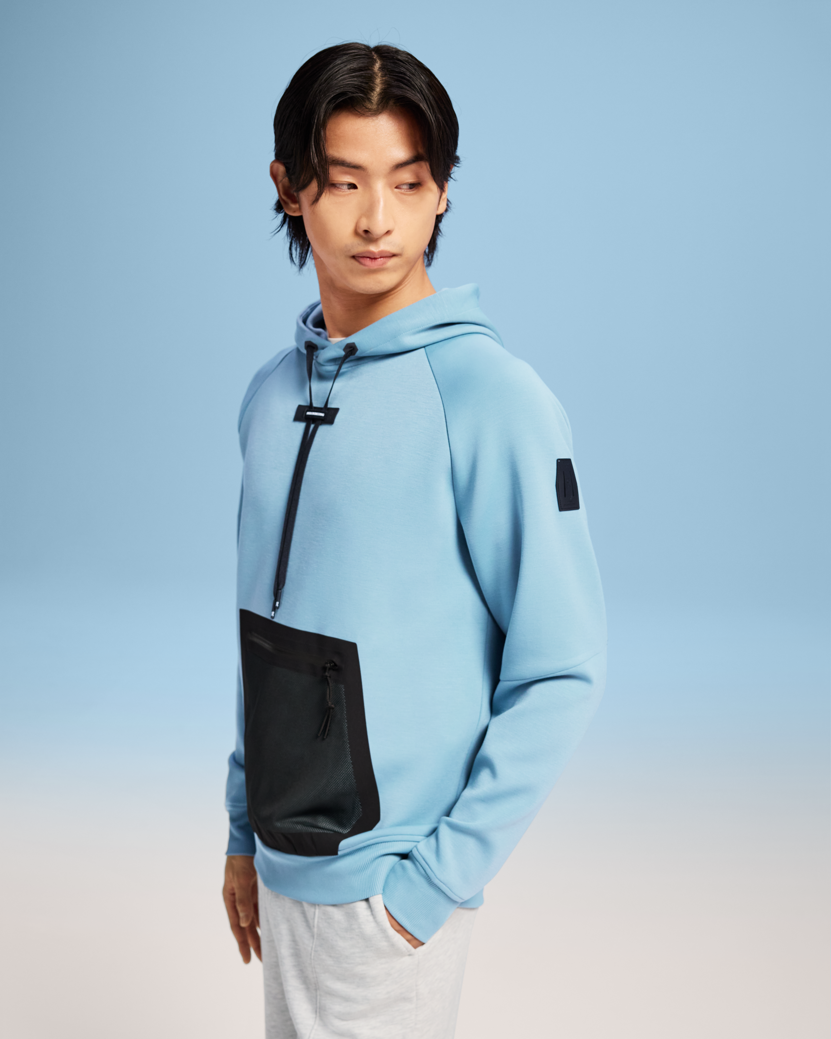 on hoodie Coast