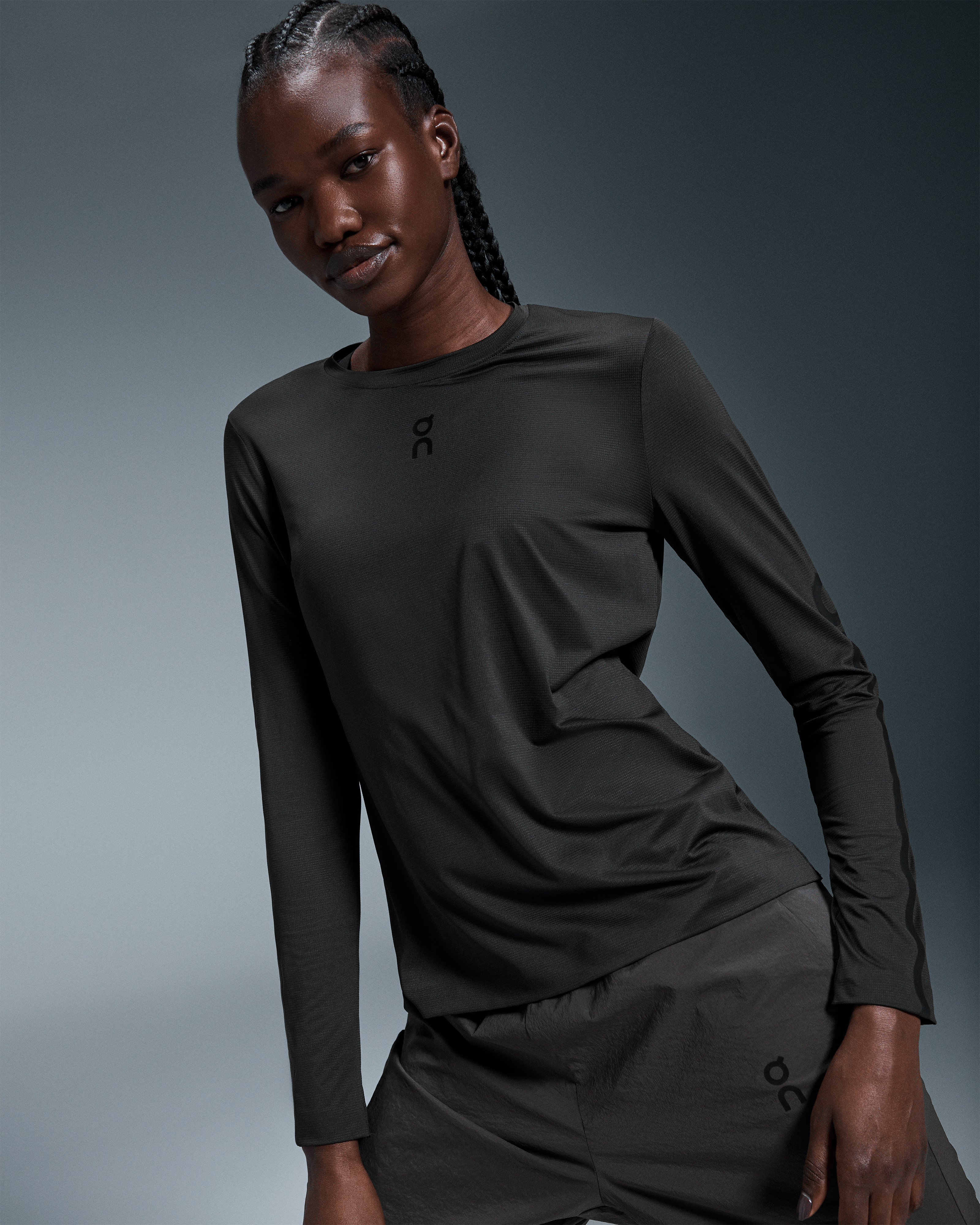 On Core Long-T Ikon Black (Women'S)