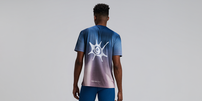 Bandit Mens Specter Performance Tee Flow State Aegean Multi