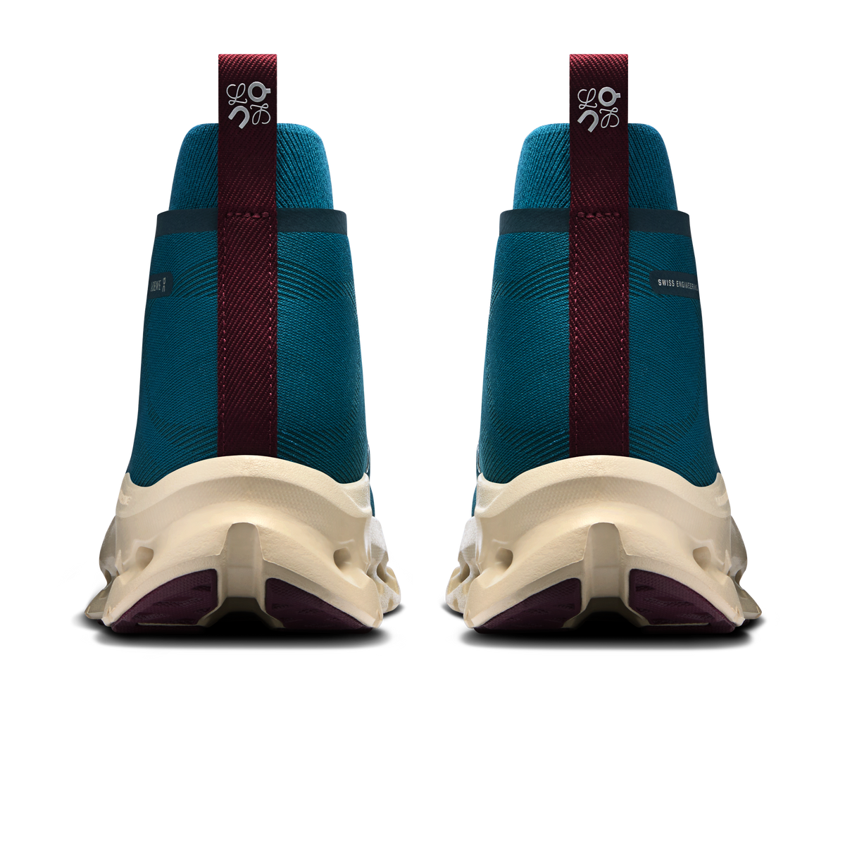 On Cloudtilt Hi Loewe Teal Oatmeal Burgundy (Women'S)