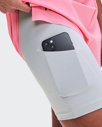 On 3" Performance 2/1 Shorts Magnolia | Glacier (Women'S)