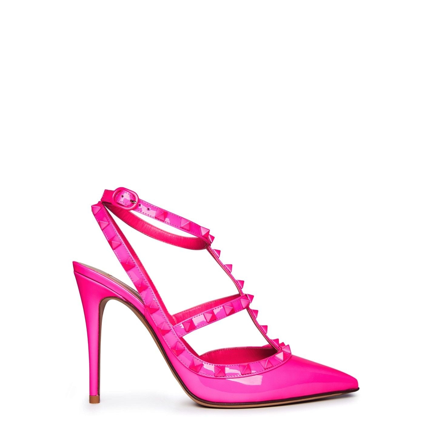  Décolleté Rockstud 100mm Pumps Pink UWT