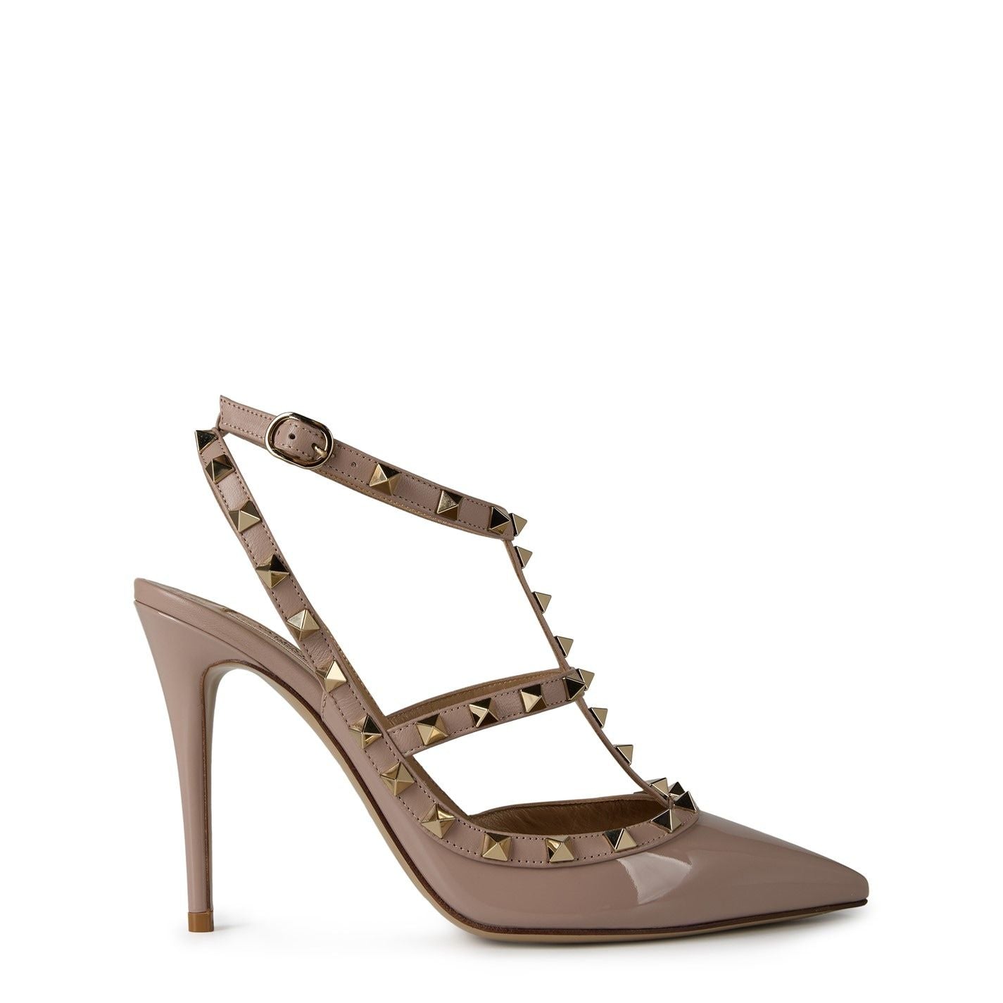  Décolleté Rockstud 100mm Pumps Powder
