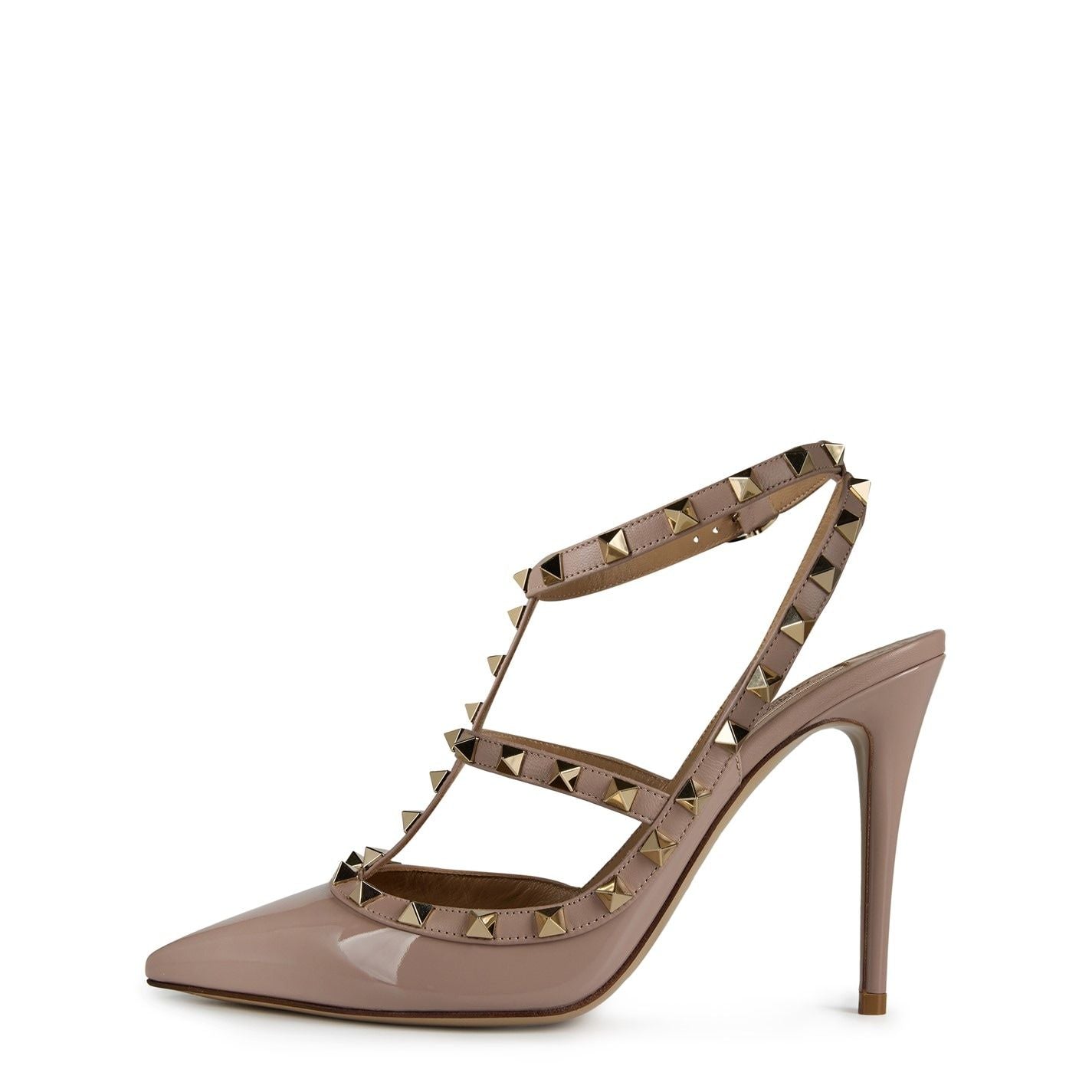  Décolleté Rockstud 100mm Pumps Powder