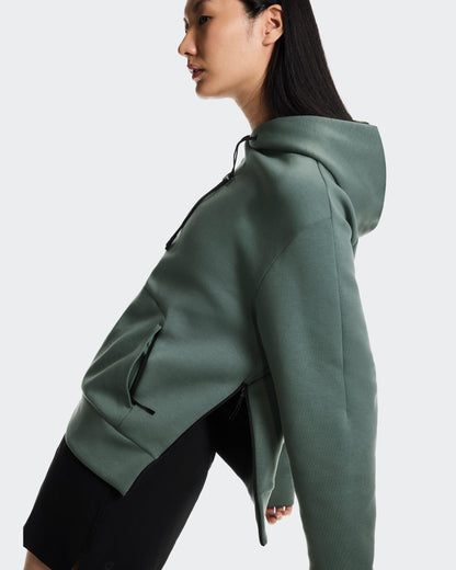 On Focus Tech Hoodie Olive (Women's)