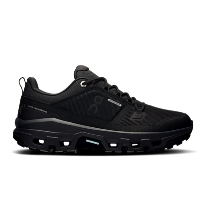 On Cloudrock Low Waterproof Black Black (Women'S)