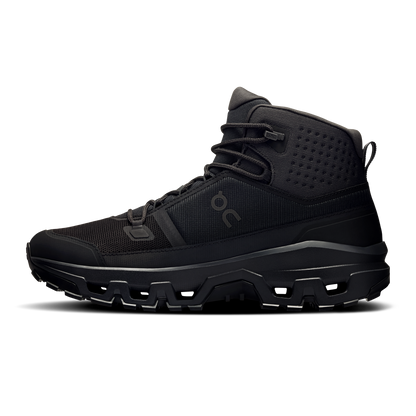 On Cloudrock Mid Waterproof Black Black