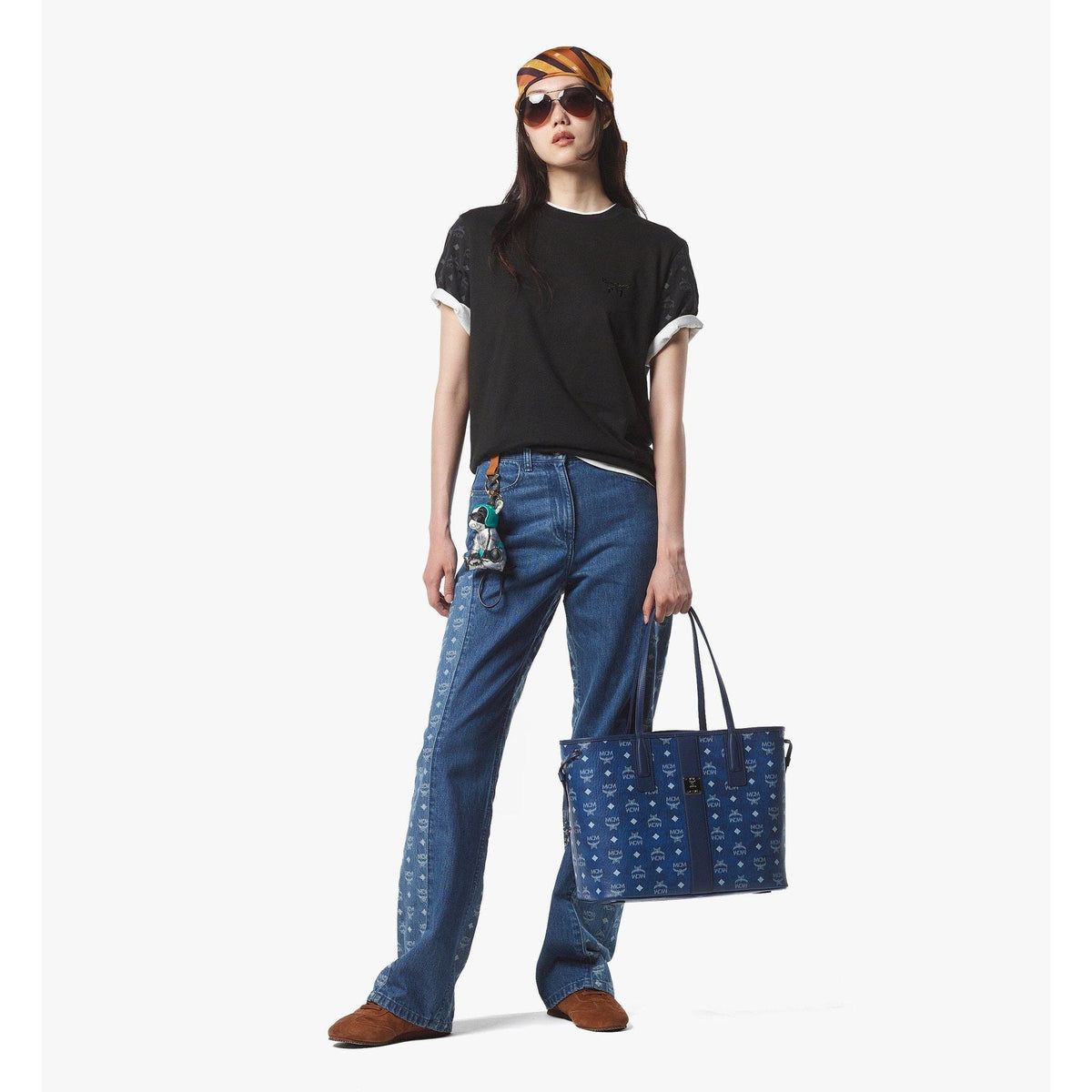 MCM Liz Shopper in Visetos