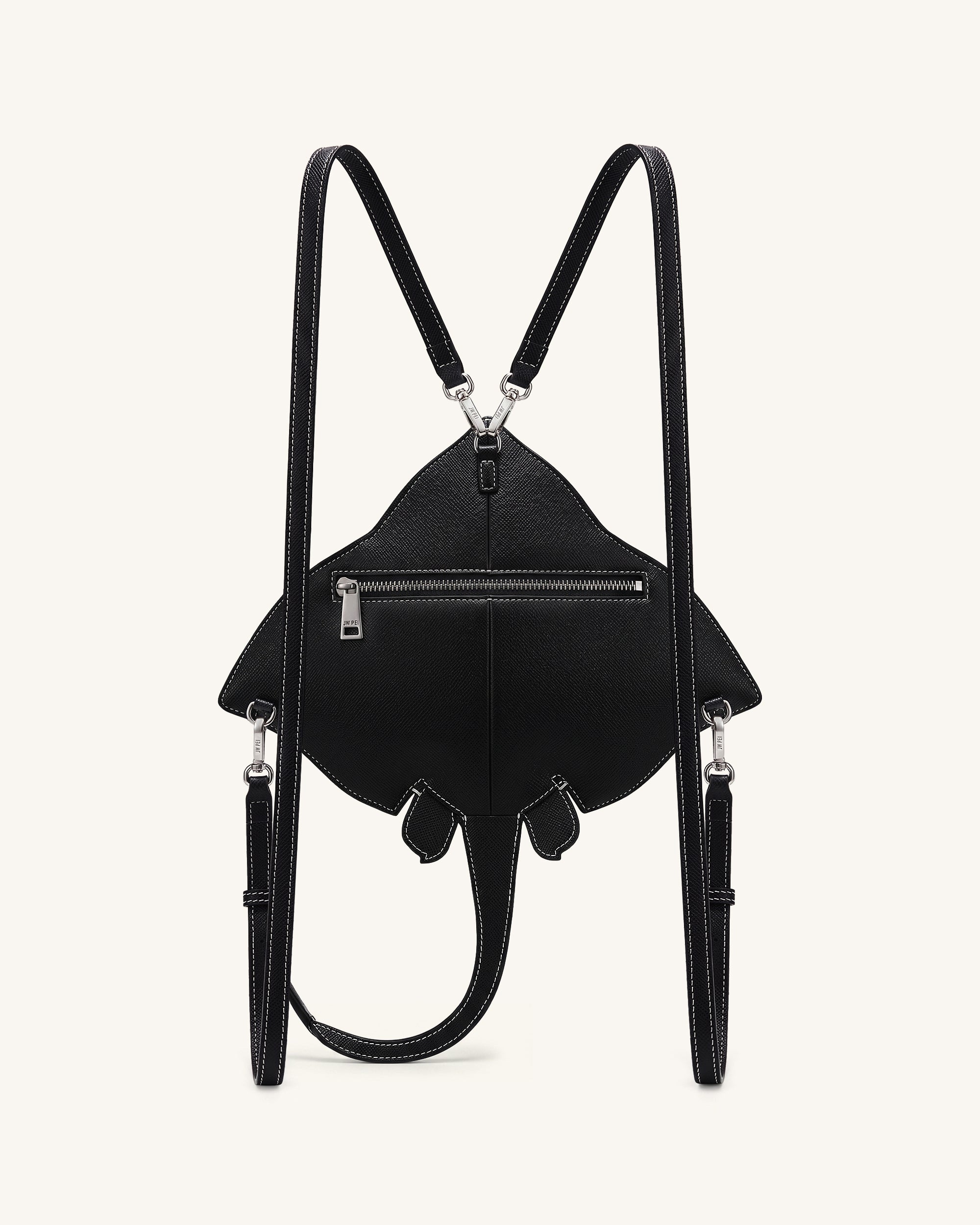 Jw Pei Odelle Manta Ray Crossbody Bag Black