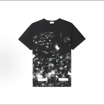 OFF-WHITE Painting Splash Ink Starry Sky Fireworks Arrow Print