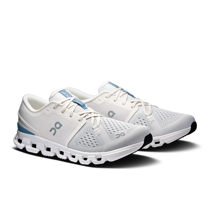 On Cloud X 4 Ivory Steel