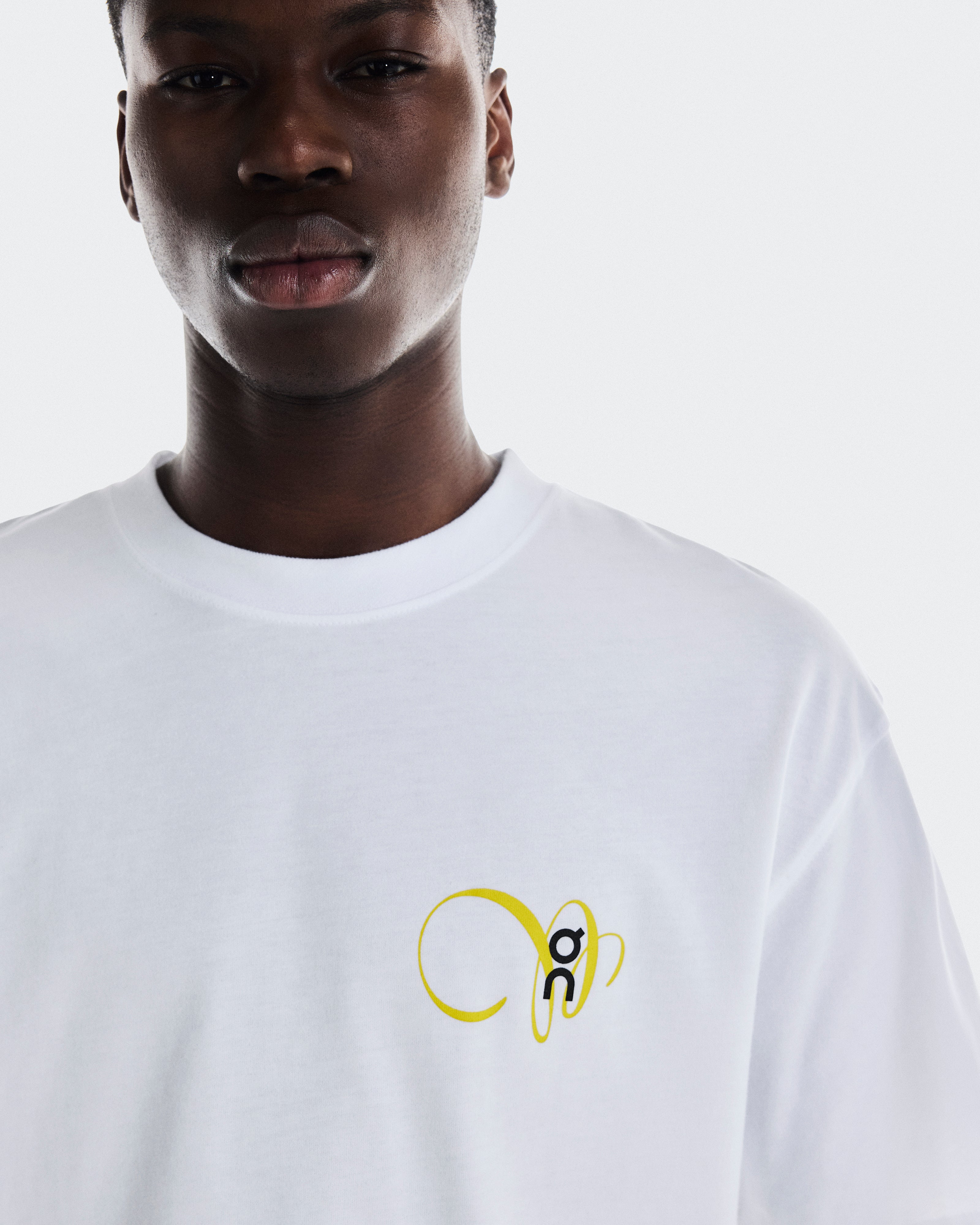 on club-t graphic White | Lime
