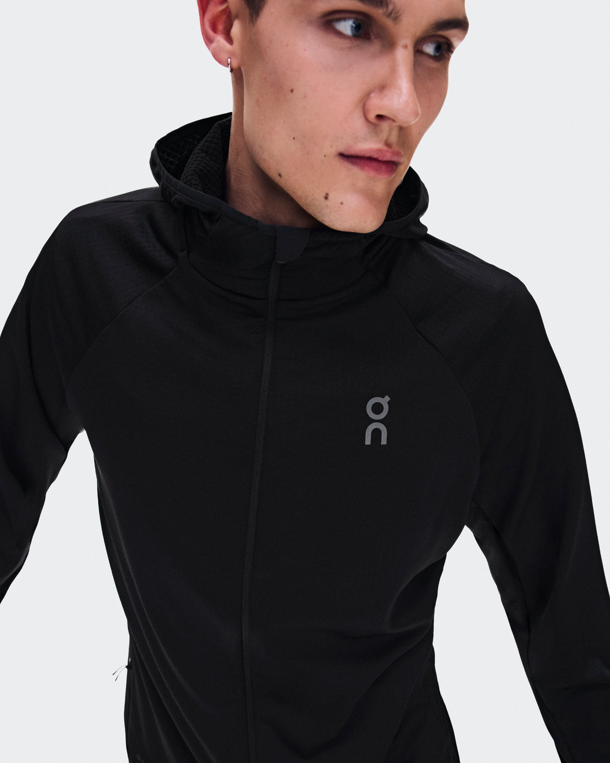 On Climate Zip Hoodie Black