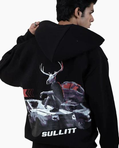 DEER DRIVE ZIPPER HOODIE