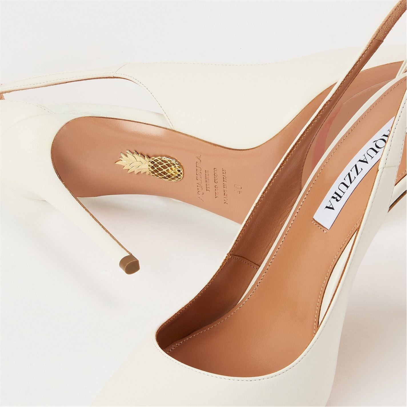  Deneuve Bow Heeled Pumps White