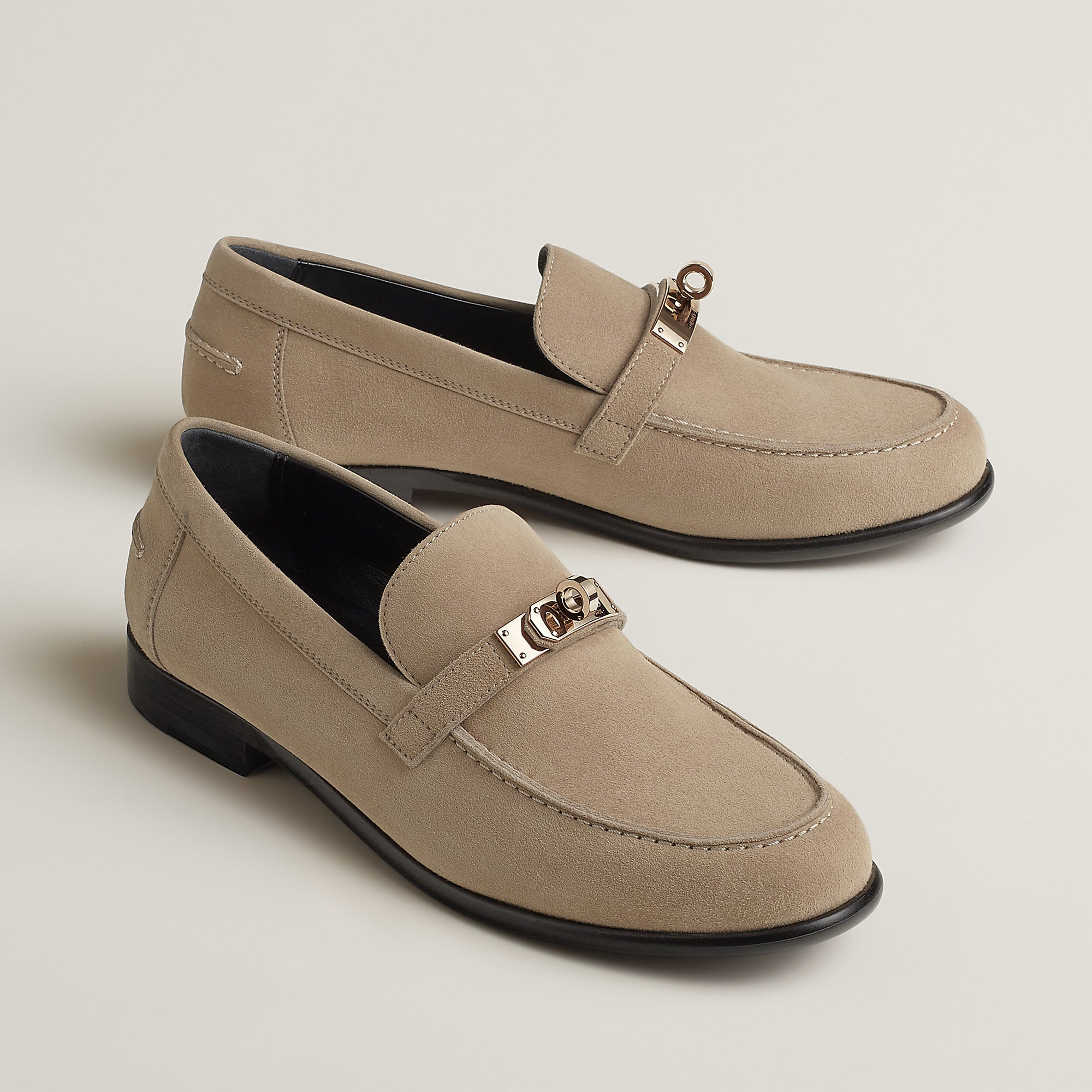  Hermes Destin Loafer Beige Sable