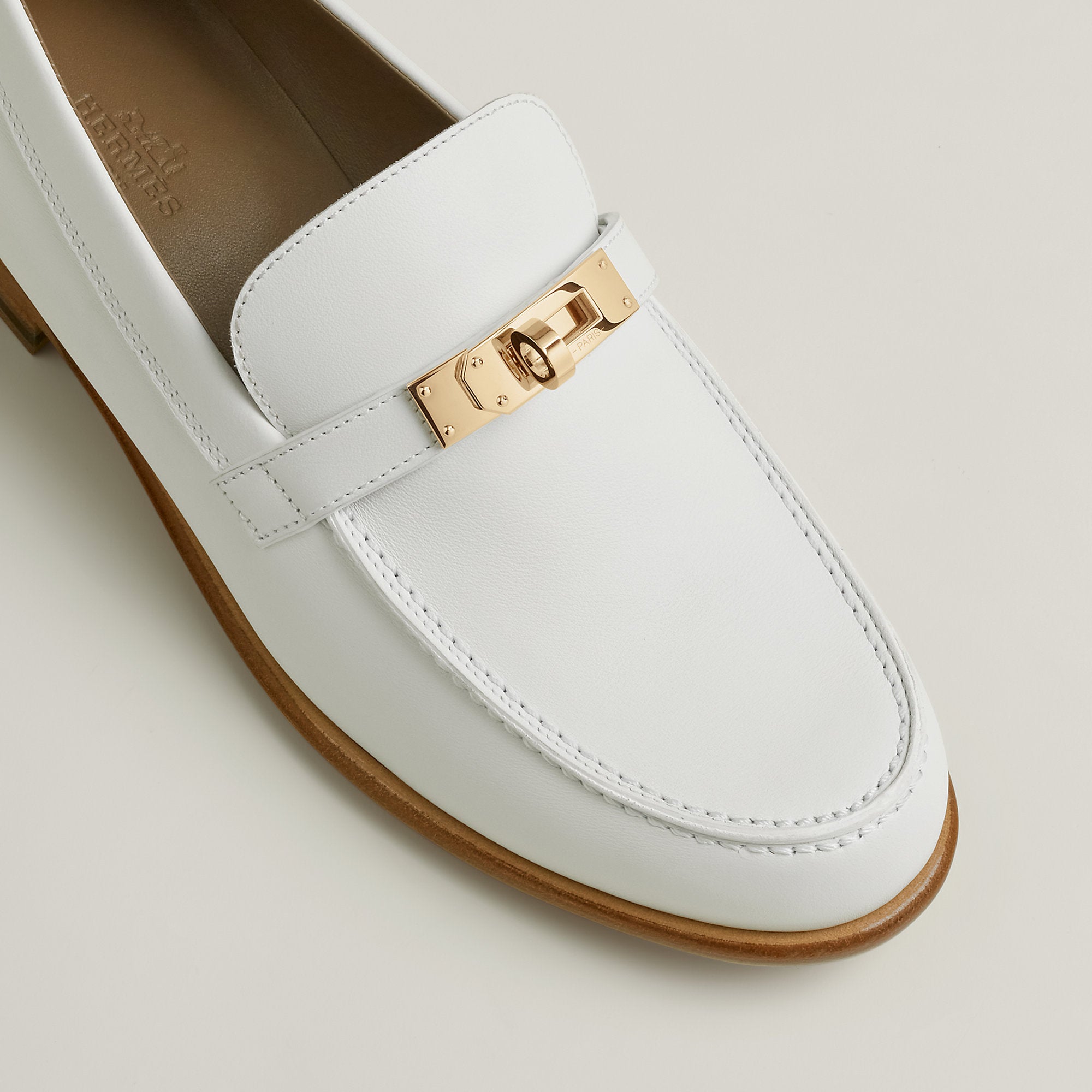  Hermes Destin Loafer Blanc